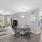 dining room table and living room